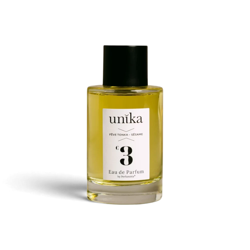 Unika N°3 Fève Tonka Sésame – Boisé Ambré Cuir Grasse Eau de Parfum