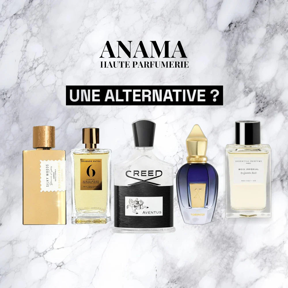 visuel pour une alternative au parfum creed adventus chez anama rosendo mateu xerjoff essential parfums goldfield & banks