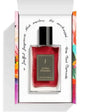 Flacon Ambre Khandjar d’Une Nuit Nomade — parfum ambré oriental unisexe : ouverture prune liquoreuse et mandarine, cœur ciste, vanille, racine d’iris et ylang-ylang, fond boisé de benjoin, patchouli et bois de santal — chaleur captivante et mystique.