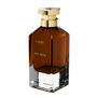 Parfum de niche Bee Oud de GALBEE Paris – flacon raffiné en verre transparent avec bouchon doré, fragrance luxueuse alliant oud, miel et notes boisées
