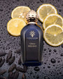 Parfum Les Princes du Golfe Citron Macaron – flacon raffiné en verre t avec bouchon élégant, fragrance gourmande mêlant fraîcheur du citron et douceur du macaron
