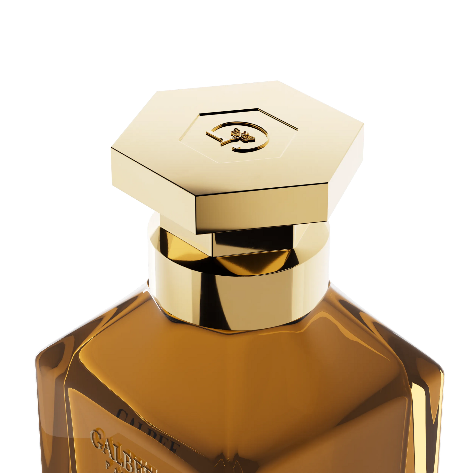 Parfum Galbee Is Woody de GALBEE Paris – flacon élégant en verre transparent avec bouchon raffiné, fragrance boisée et chaleureuse aux accents sophistiqués
