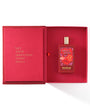Flacon Balle Rouge de Mes Bisous — parfum oriental floral unisexe s’ouvrant sur poivre rose, bergamote et citron, puis un cœur sensuel d’iris, rose et ambre, pour finir sur un fond chaud de vanille, fève tonka, musc, patchouli et cèdre.