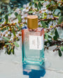 Flacon Pacific Rock Flower de Goldfield & Banks — parfum floral-aquatique boisé unisexe mêlant tea tree côtier, sel marin, tubéreuse et fleur de corail, adouci par la cire de coco et soutenu par un fond chaud de patchouli et bois de santal australien