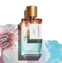 Flacon de parfums de niche Pacific Rock Flower de Goldfield & Banks — parfum floral-aquatique boisé unisexe mêlant tea tree côtier, sel marin, tubéreuse et fleur de corail, adouci par la cire de coco et soutenu par un fond chaud de patchouli et bois de santal australien