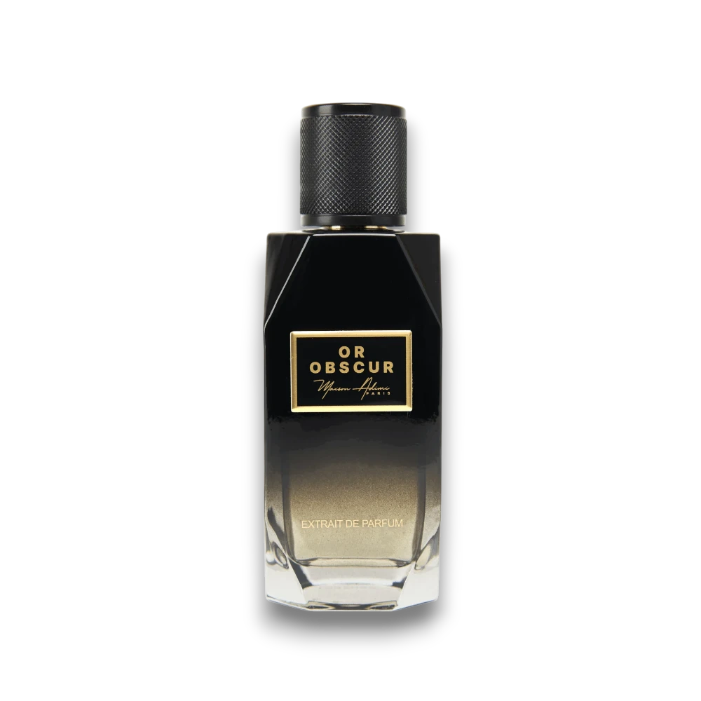 Packshot du parfum de niche de la maison Adimi Or Obscur