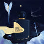 Parfums de niche Silver Saffron Extrait de Une Nuit Nomade — parfum unisexe oriental-épicé très raffiné, s’ouvrant sur une explosion fruitée de framboise et litchi, coulée vers un cœur intense de safran et d’iris relevé d’une touche cuirée, et se posant sur un fond fumé de papyrus et myrrhe pour un sillage audacieux et profond.