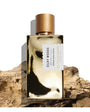 Flacon Silky Woods de Goldfield & Banks – parfum boisé gourmand unisexe mêlant safran, cannelle de Ceylan, oud australien, suède sensuelle, ylang-ylang, jasmin, vanille Tahitienne, bois de santal, feuille de tabac, musc et olibanum, créant un sillage chaud, riche et luxueux