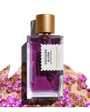 Flacon Southern Bloom de Goldfield & Banks — parfum floral-boisé de luxe inspiré de la floraison éphémère du Boronia brun à Bruny Island (Tasmanie). Notes de tête de mandarine et cassis, cœur riche de Boronia, Jasmin Sambac, Ylang-Ylang, Iris et accord de noix de coco, fond boisé de santal australien, vétiver, musc et ambre.