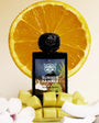 Flacon du parfum Summer Hammer de la maison Lorenzo Pazzaglia, extrait de parfum solaire, fruité et boisé, symbole d’un été vibrant et sensuel.