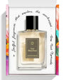 Flacon Sun Bleached d’Une Nuit Nomade — parfum unisexe lumineux évoquant linge fraîchement lavé au soleil, mêlant bergamote, cardamome et absolue d’ambrette en tête, cœur pur de fleurs blanches et accord linge propre, posé sur un fond chaud de musc blanc, vanille, bois de santal et myrrhe.