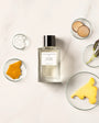 Flacon The Musc d’Essential Parfums — parfum unisexe boisé-musqué raffiné, mêlant l’élan épicé du gingembre rouge du Laos et la fraîcheur du lavandin grosso, un cœur miellé de cire d’abeille et de musc pur, sur un fond riche et chaud de bois de santal australien avec une touche musquée douce.
