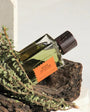 Flacon Wood Infusion de Goldfield & Banks — parfum boisé aromatique unisexe mêlant orange douce en tête, cœur de lavande, iris et patchouli, fond riche de bois exotiques australiens, agarwood (oud), ambre et musc. Inspiré par la nature luxuriante de l’île de K’gari.