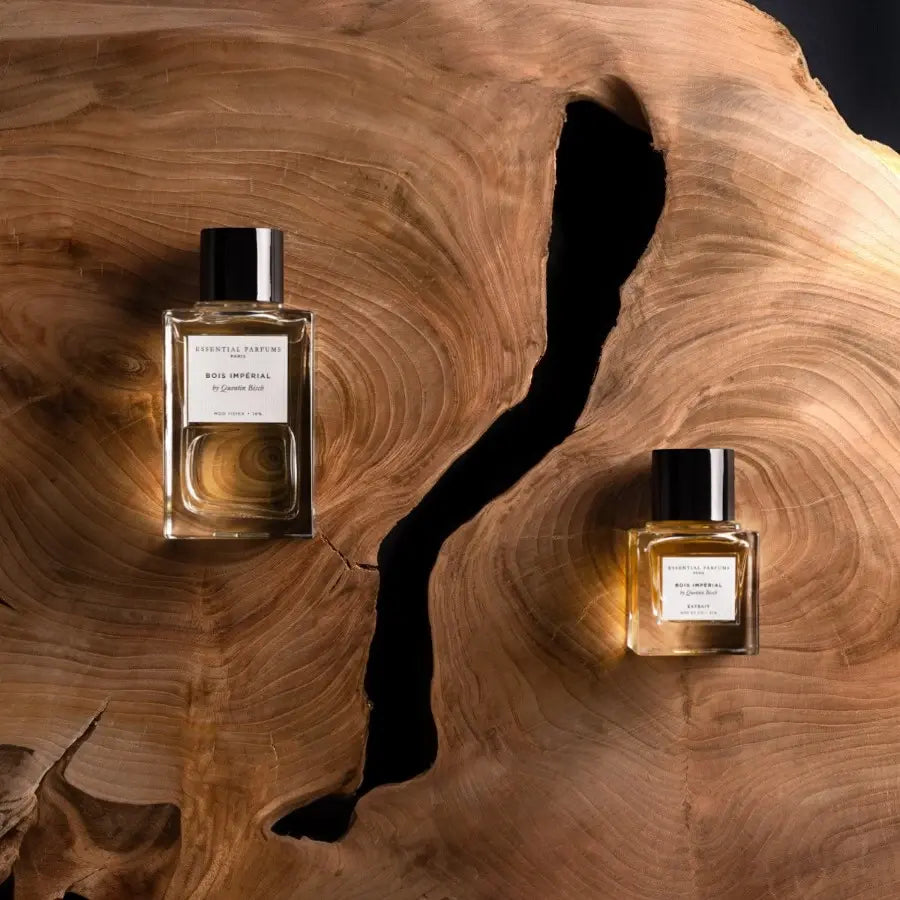 bannière avec les parfums de niche bois impérial eau de parfum et extrait de parfum pour mobile
