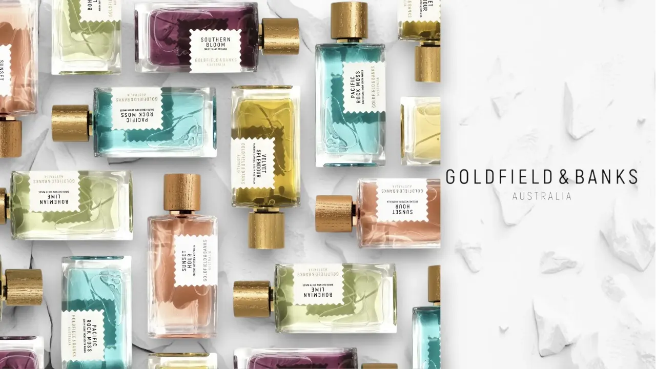 banniere goldfield & banks parfum de niche mobile