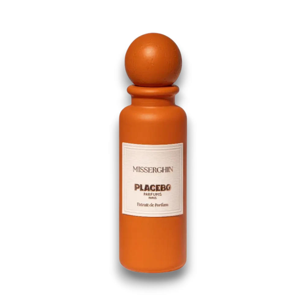 Packshot du parfum de niche de la maison placebo misserghin