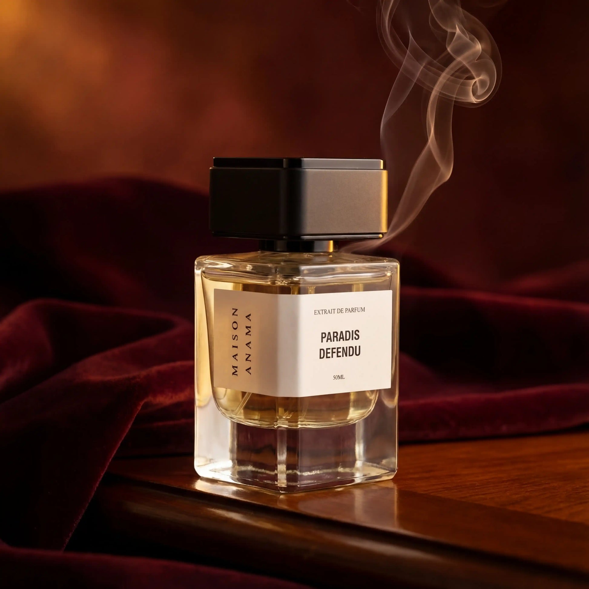 parfum de niche paradis defendu de la maison anama 