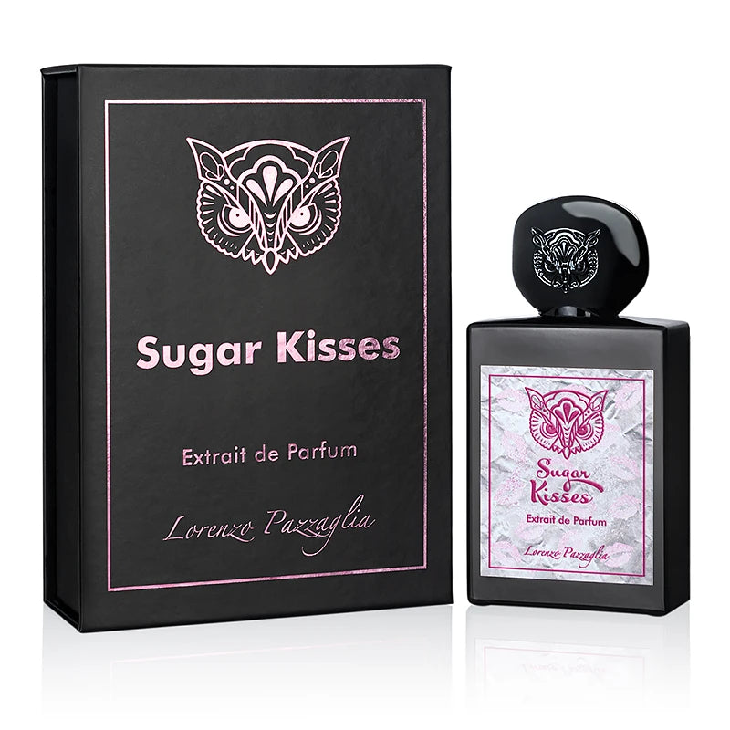 Flacon du parfum Sugar Kisses de Lorenzo Pazzaglia, extrait gourmand et sucré.